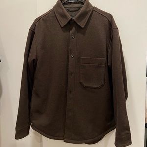 Uniqlo Dark Brown Overshirt Jacket